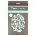 TISSU COUPON FLEURI 150x110cm Bleu - 100% Coton