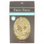 TISSU COUPON FLEURI 150x110cm Jaune Moutarde - 100% Coton