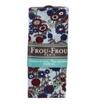 COUPON TISSU 45x55cm LES OISEAUX Bleu layette - 100% Coton