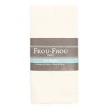 TISSU COUPON LIN 140x60cm BLANC CASSE / ECRU - 100% Lin
