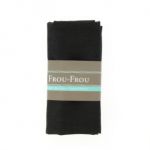 TISSU COUPON LIN 140x60cm Noir - 100% Lin