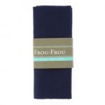 TISSU COUPON LIN 140x60cm Bleu marine - 100% Lin