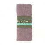 TISSU COUPON LIN 140x60cm Violet figue - 100% Lin