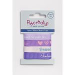 Récréatys - Assortiment 4 rubans messages 10mmx0,9mètre LOVE