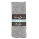 TISSU COUPON JERSEY 150x60cm GRIS PERLE - 95% Coton 5% Elasthanne
