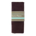 TISSU COUPON SUEDINE 160x80cm Violet Foncé - 100% Coton