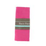COUPON VELOURS MILLERAIS FIN 140x80cm Framboise  - 100% Coton
