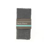COUPON VELOURS MILLERAIS FIN 140x80cm Gris foncé  - 100% Coton