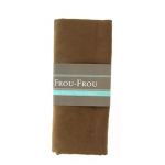 COUPON VELOURS MILLERAIS FIN 140x80cm BRUN  - 100% Coton