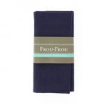 TISSU COUPON TOILE DE COTON 150x100cm Bleu marine  - 100% Coton
