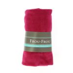 TISSU COUPON JERSEY VELOURS 150x60cm CAMELIA  - 90% coton - 10% Polyester