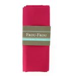 TISSU COUPON SATIN 150x100cm Rose Fushia  - 100% Polyester