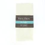 Coupon Tissu CREPE 150x60cm Blanc cassé  - 100% coton