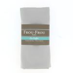 Coupon Tissu CREPE 150x60cm Gris perle  - 100% coton