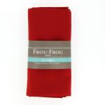 Coupon Tissu CREPE 150x60cm Rouge vif  - 100% coton