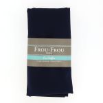 Coupon Tissu CREPE 150x60cm Bleu marine  - 100% coton