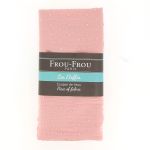 Coupon TISSU PLUMETIS 135x80cm Rose clair  - 100% coton