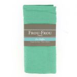 Coupon TISSU PLUMETIS 135x80cm Vert Menthe  - 100% coton