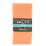 Coupon TISSU PLUMETIS 135x80cm CORAIL  - 100% coton