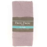 Coupon TISSU DOUBLE GAZE 135x60cm ROSE  - 100% coton