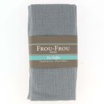 Coupon TISSU DOUBLE GAZE 135x60cm GRIS PERLE  - 100% coton