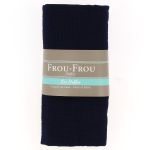 Coupon TISSU DOUBLE GAZE 135x60cm Bleu marine  - 100% coton