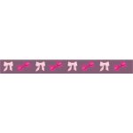 Récréatys - Ruban Gros grain 16mm Univers Girly Nœuds - PRIX AU METRE