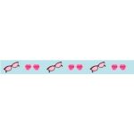 Récréatys - Ruban Gros grain 16mm Univers Girly Lunettes - PRIX AU METRE