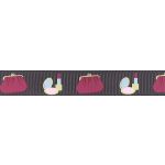 Récréatys - Ruban Gros grain 16mm Univers Girly Filles - PRIX AU METRE