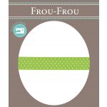 Ruban Satin Plumetis Frou-Frou 9mm Vert pomme 4716-9-21 image