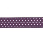 Ruban Satin Plumetis Frou-Frou 9mm Violet foncé 4716-9-47 petite image
