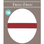 Ruban Satin Plumetis Frou-Frou 9mm Rouge 4716-9-51 image