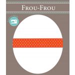 Ruban Satin Plumetis Frou-Frou 9mm Orange 4716-9-56 image