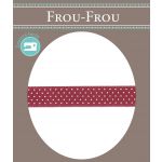 Ruban Satin Plumetis Frou-Frou 9mm Rose Camélia 4716-9-61 image