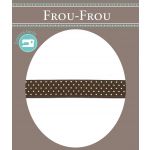 Ruban Satin Plumetis Frou-Frou 9mm Brun 4716-9-63 image