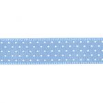 Ruban Satin Plumetis Frou-Frou 9mm Bleu layette 4716-9-8 petite image