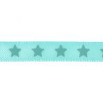 Ruban Satin Frou-Frou 9mm Etoiles Bleu lagon 4718-9-11 petite image
