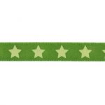 Ruban Satin Frou-Frou 9mm Etoiles Vert pomme 4718-9-12 petite image