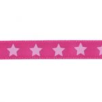 Ruban Satin Frou-Frou 9mm Etoiles Rose prune 4718-9-7 petite image