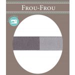 Ruban Gros Grain Frou-Frou 16mm bicolore Uni Taupe 4719-16-1 image