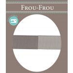 Ruban Gros Grain Frou-Frou 16mm bicolore Uni Myrtille 4719-16-4 image