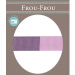 Ruban Gros Grain Frou-Frou 16mm bicolore Uni Violet clair 4719-16-5 image