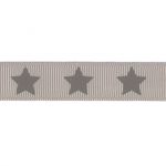 Ruban Gros Grain Frou-Frou 16mm Etoiles Beige clair 4720-16-301 petite image