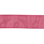 Ruban Organza soyeux Uni Framboise - PRIX AU METRE