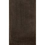 Ruban Organza soyeux Uni Marron Chocolat - PRIX AU METRE