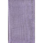 Ruban Organza soyeux Uni Parme - PRIX AU METRE