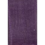 Ruban Organza soyeux Uni Violet foncé - PRIX AU METRE