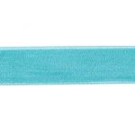 Ruban velours velouté Uni Turquoise foncé - PRIX AU METRE
