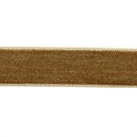 Ruban velours velouté Uni Marron Marron brun - PRIX AU METRE