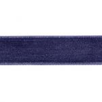 Ruban velours velouté Uni Bleu Marine - PRIX AU METRE